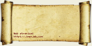 Jovana Stamatović vizit kartica